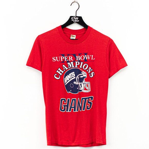 1987 Super Bowl XXI Champions New York Giants T-Shirt Small VTG Football - Picture 1 of 9